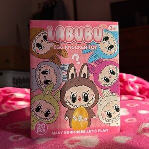 LABUBU Pink Egg Knocker Toy